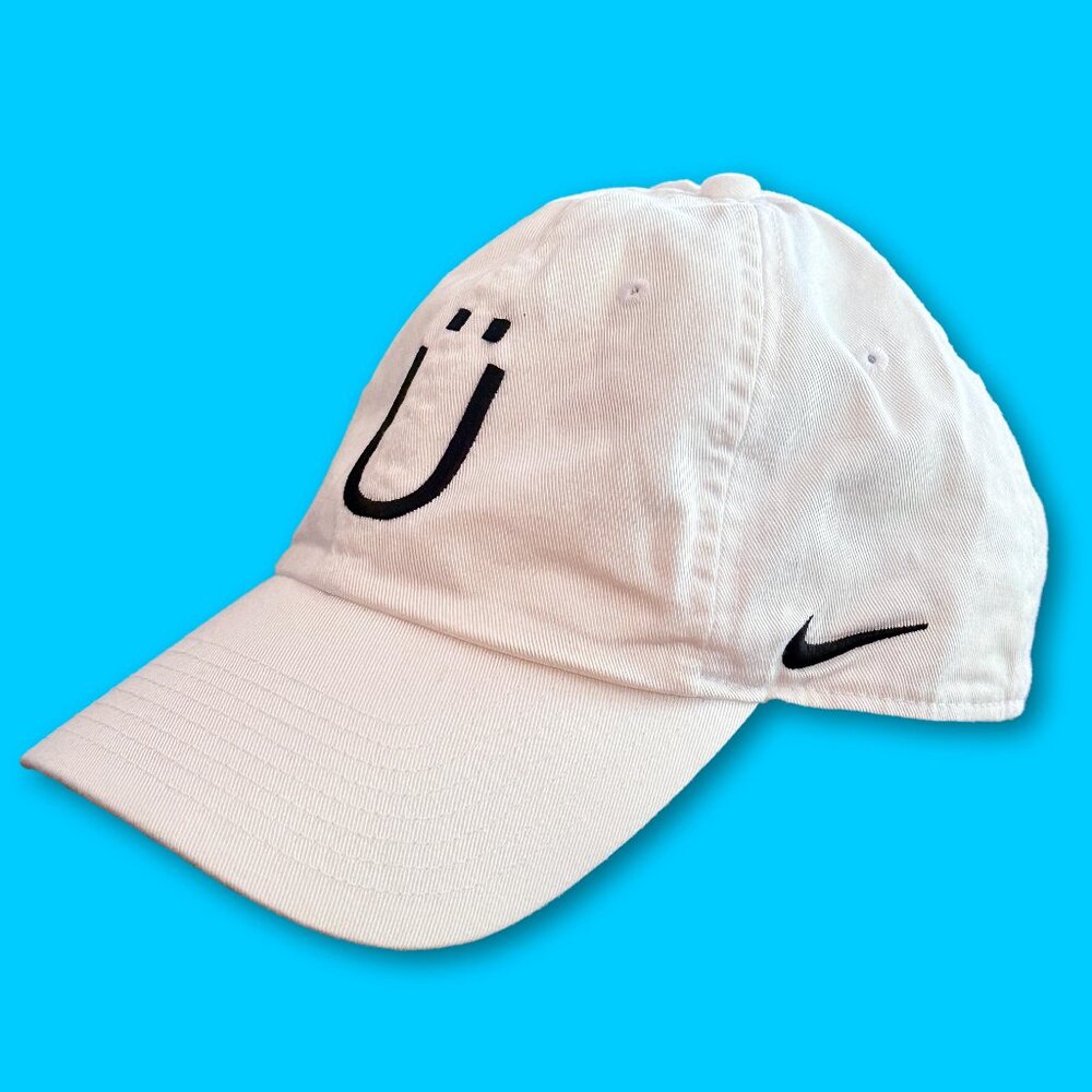 Nike Nutrl White Hat - Adjustable - Adult Size Hat Cap Vodka New without tags